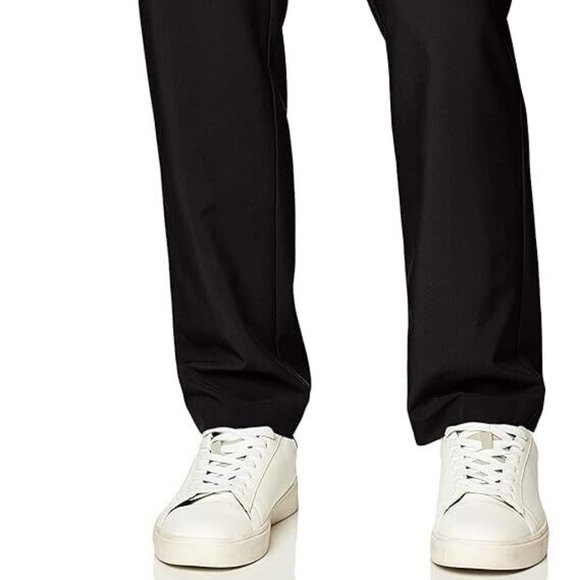 Jack Nicklaus Men's Flat Front Golf Pants Active Waistband Caviar 2 NEW W/ TAGS - Picture 8 of 8